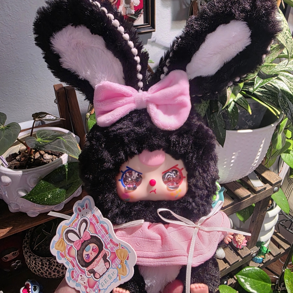 Baby Three Lilyrabbit Town Bunny Custom Face Crying/glitter Eyes